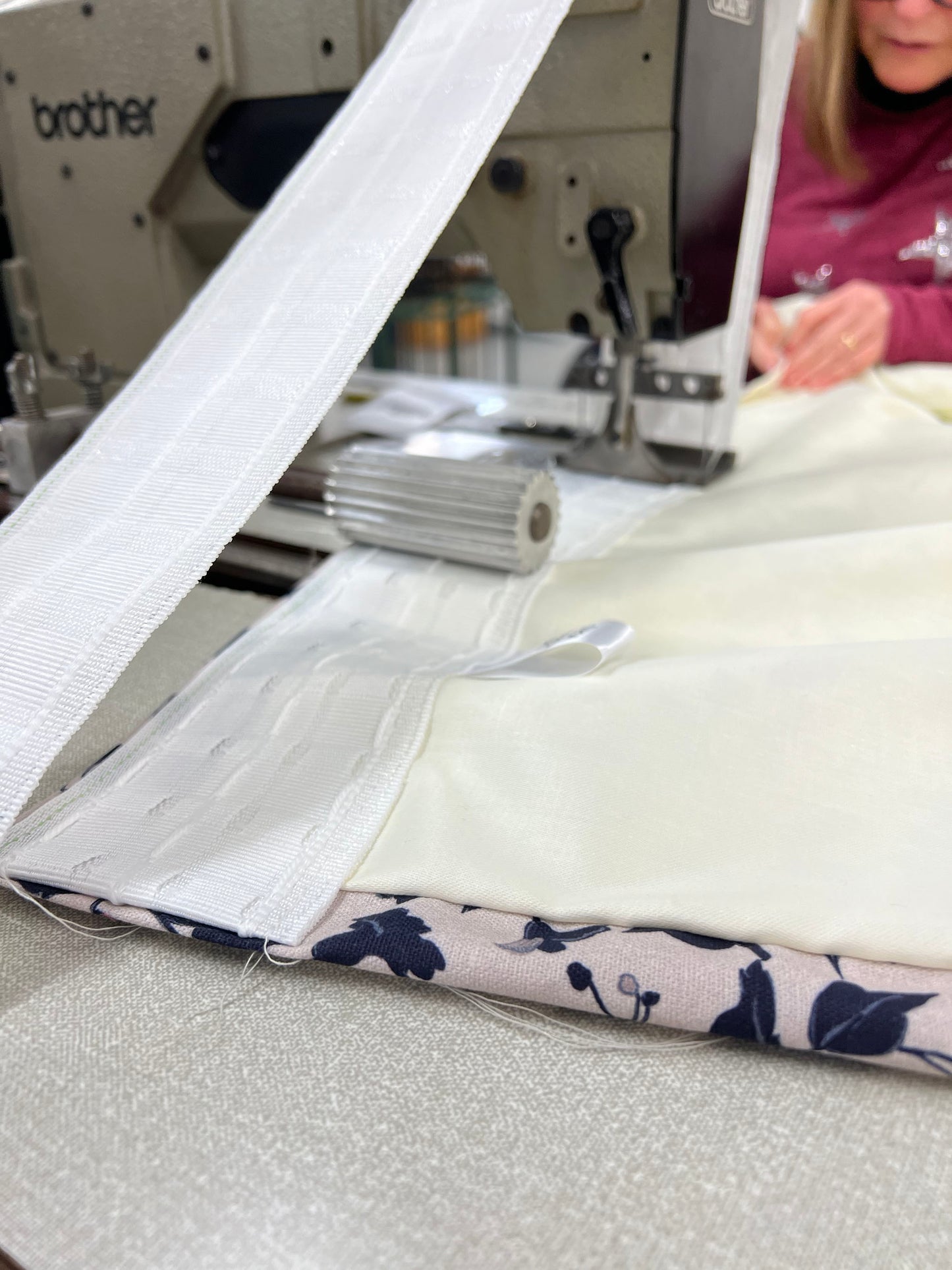 Kirkland Park - Navy | Luxury Pencil Pleat Curtains - The Honesty Works