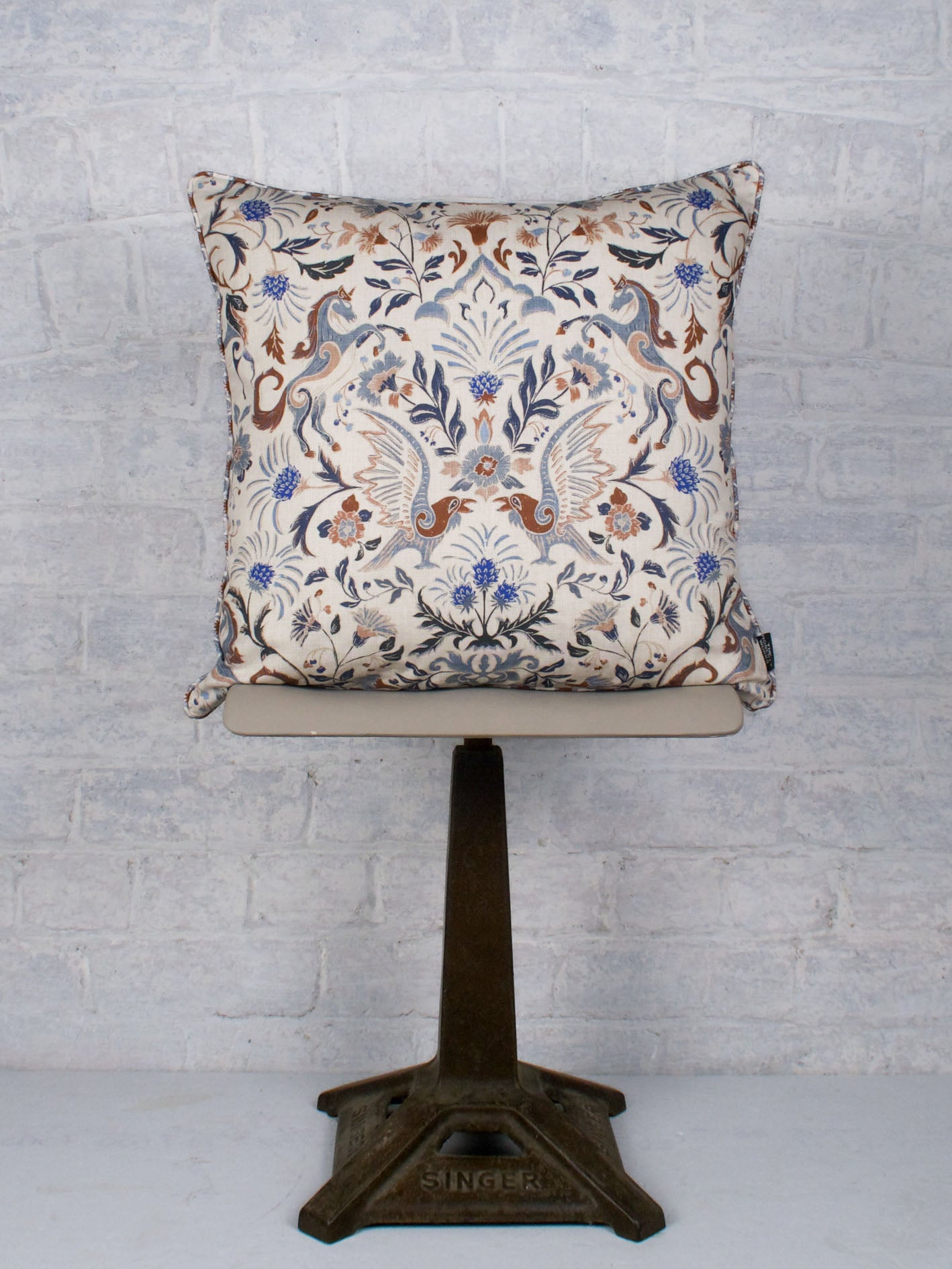 Astrid - Rust Blue 50cmx50cm - The Honesty Works