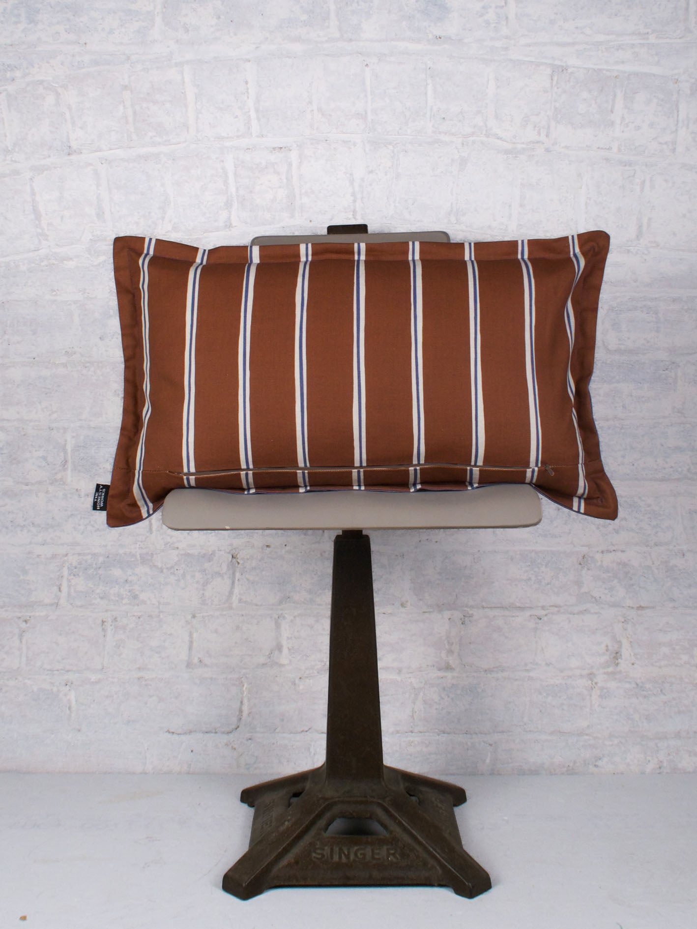 Ayrshire Stripe - Terracotta 55cmx32cm - The Honesty Works