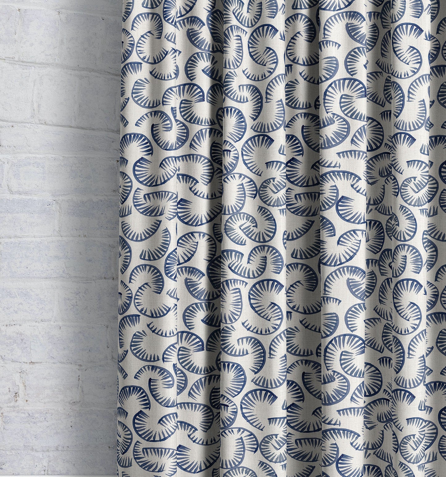 Cairn- Navy | Luxury Pencil Pleat Curtains - The Honesty Works