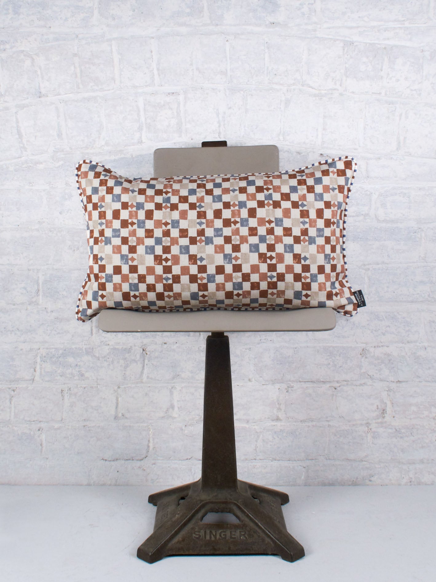 Layla Check - Dusk 30cmx50cm - The Honesty Works