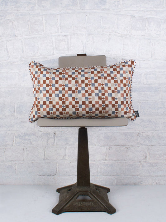 Layla Check - Dusk 30cmx50cm - The Honesty Works