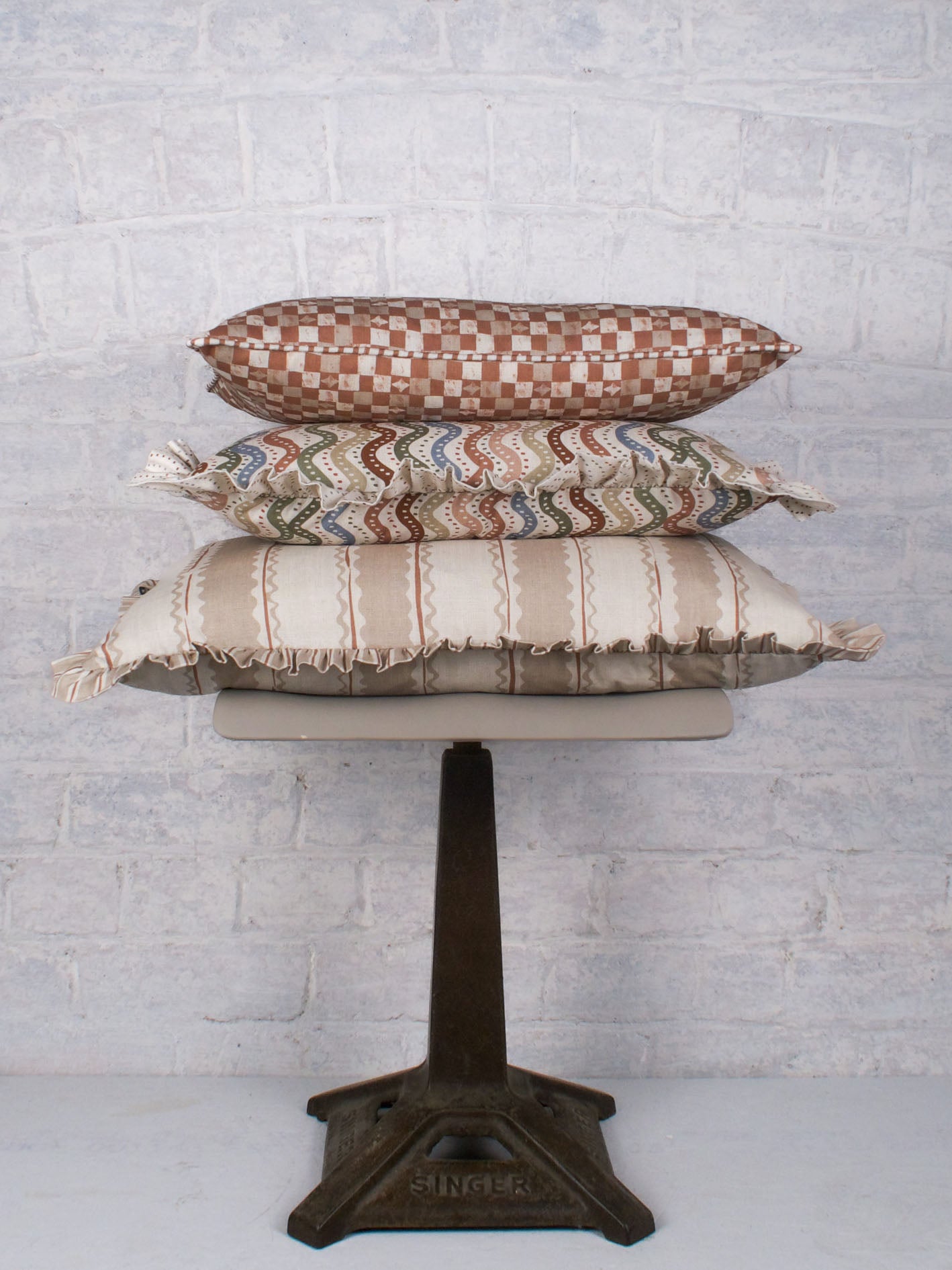 Soranna Stripe - Oat 60cmx40cm - The Honesty Works