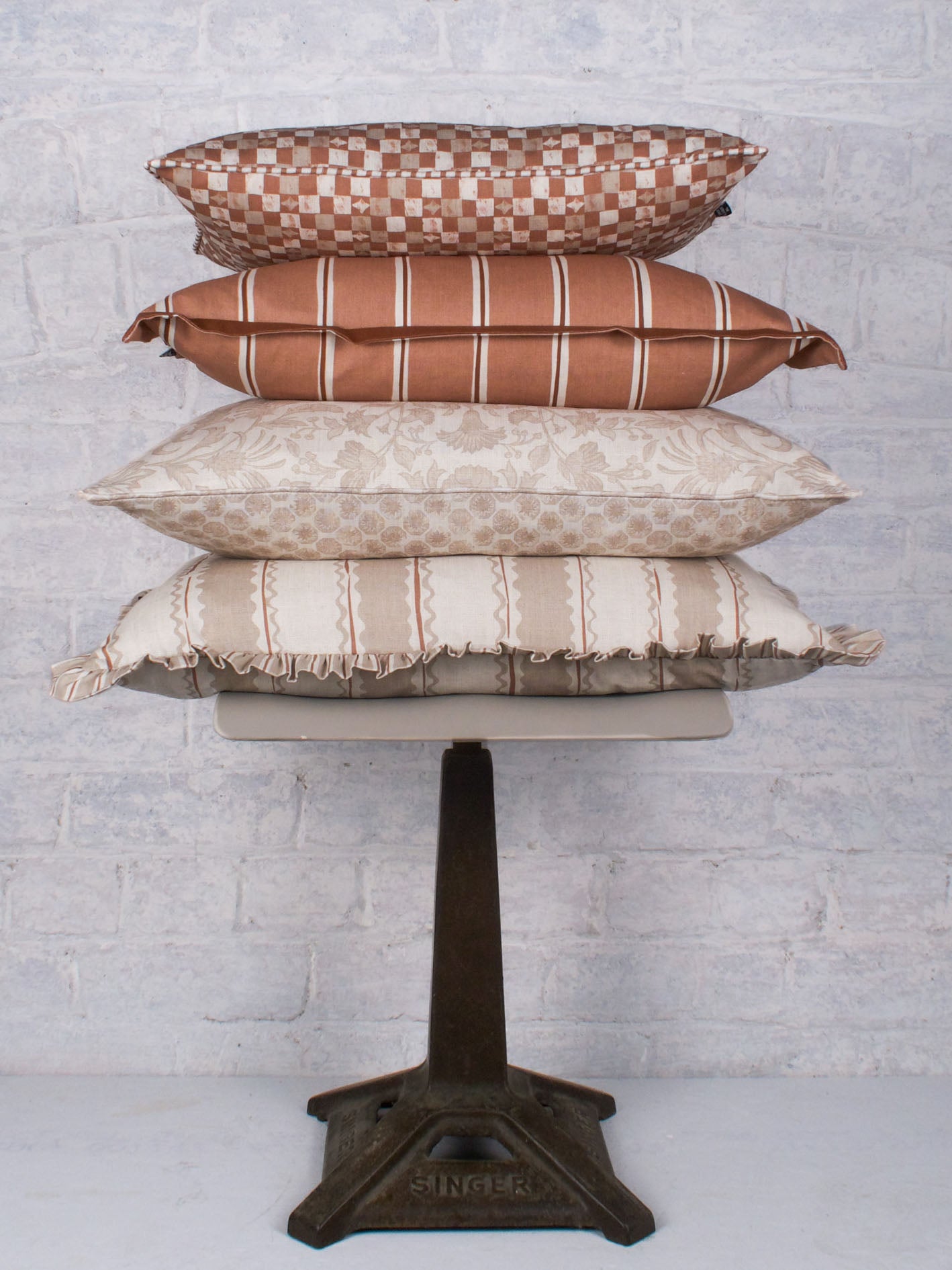 Ayrshire Stripe - Clay 55cmx32cm - The Honesty Works