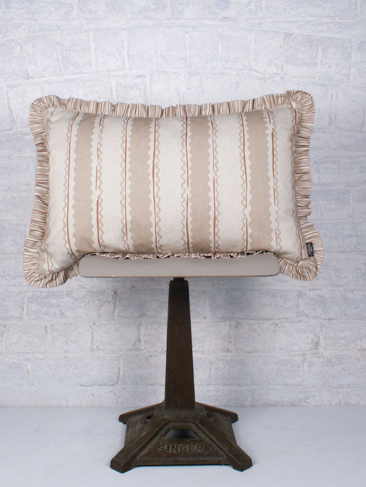 Soranna Stripe - Oat 60cmx40cm - The Honesty Works