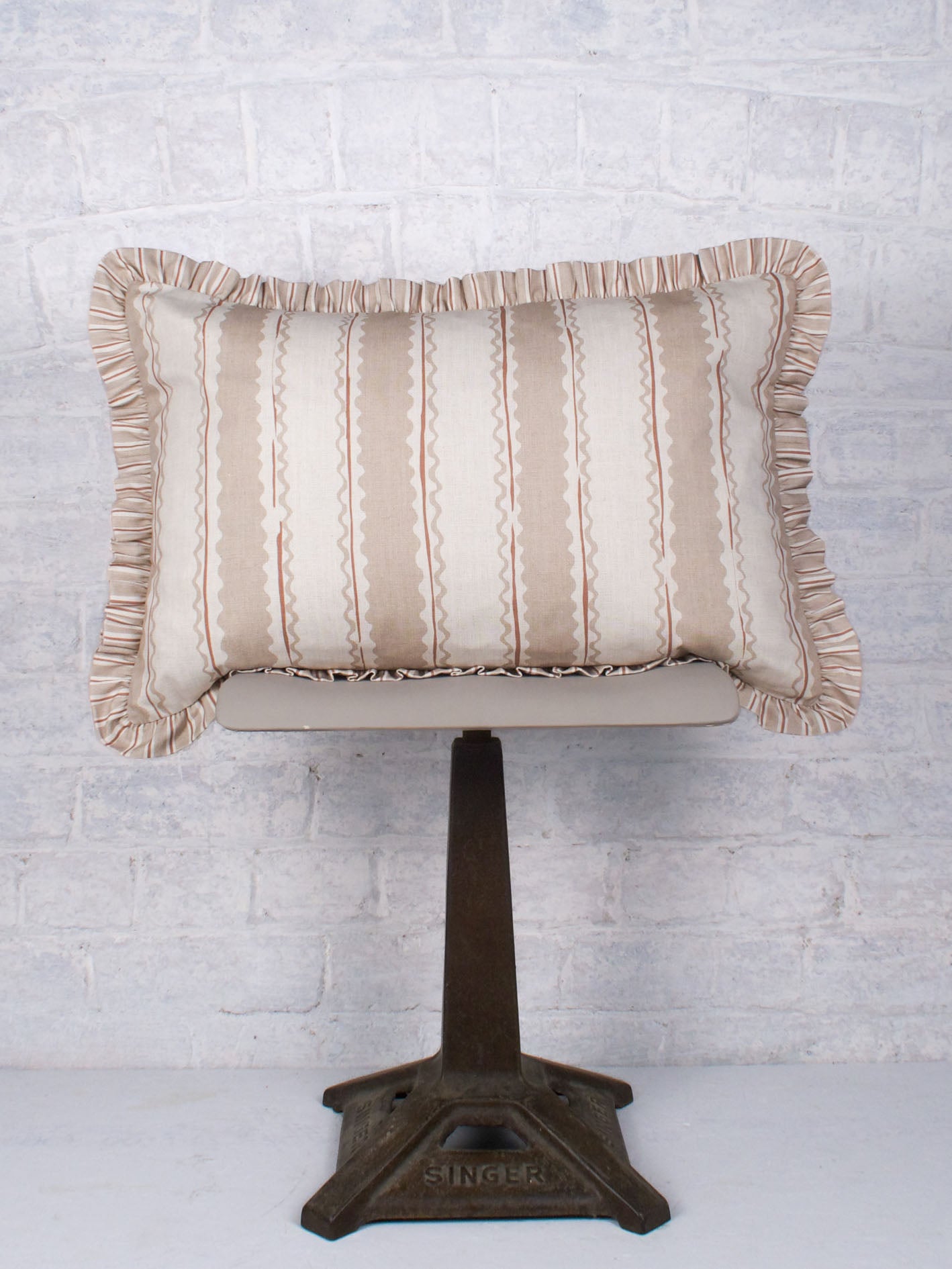 Soranna Stripe - Oat 60cmx40cm - The Honesty Works