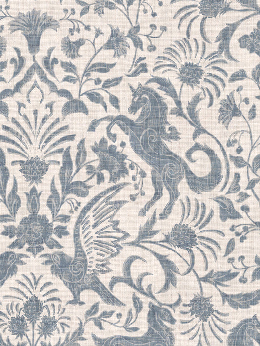 Astrid - Dusty Blue | Luxury Pencil Pleat Curtains - The Honesty Works