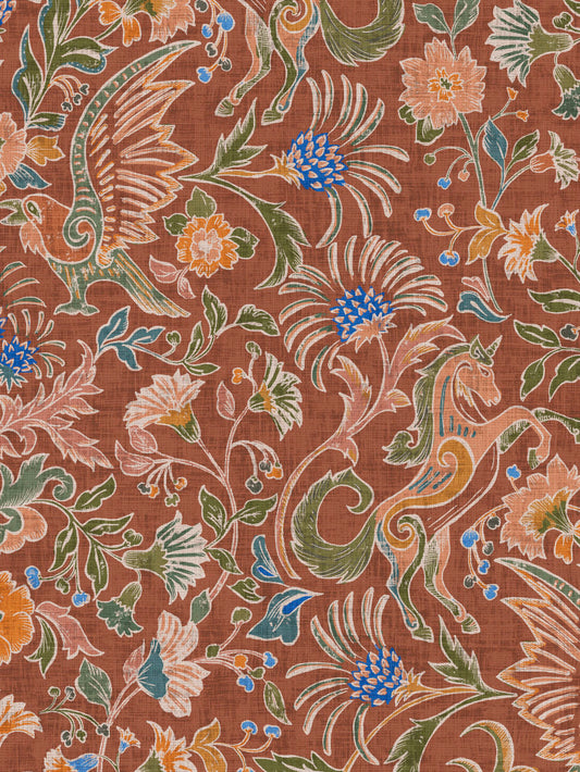 Astrid - Terracotta | Luxury Pencil Pleat Curtains - The Honesty Works