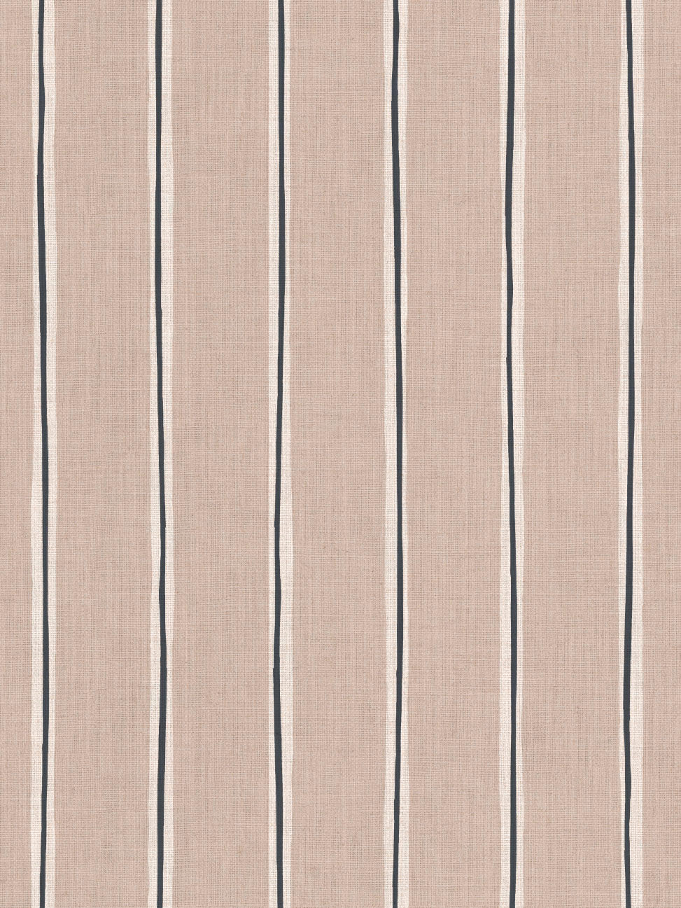 Ayrshire Stripe - Oat | Luxury Pencil Pleat Curtains - The Honesty Works