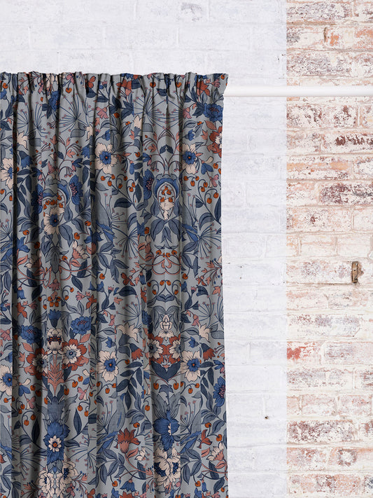 Hidden Valley- North Sea Sky | Luxury Pencil Pleat Curtains - The Honesty Works