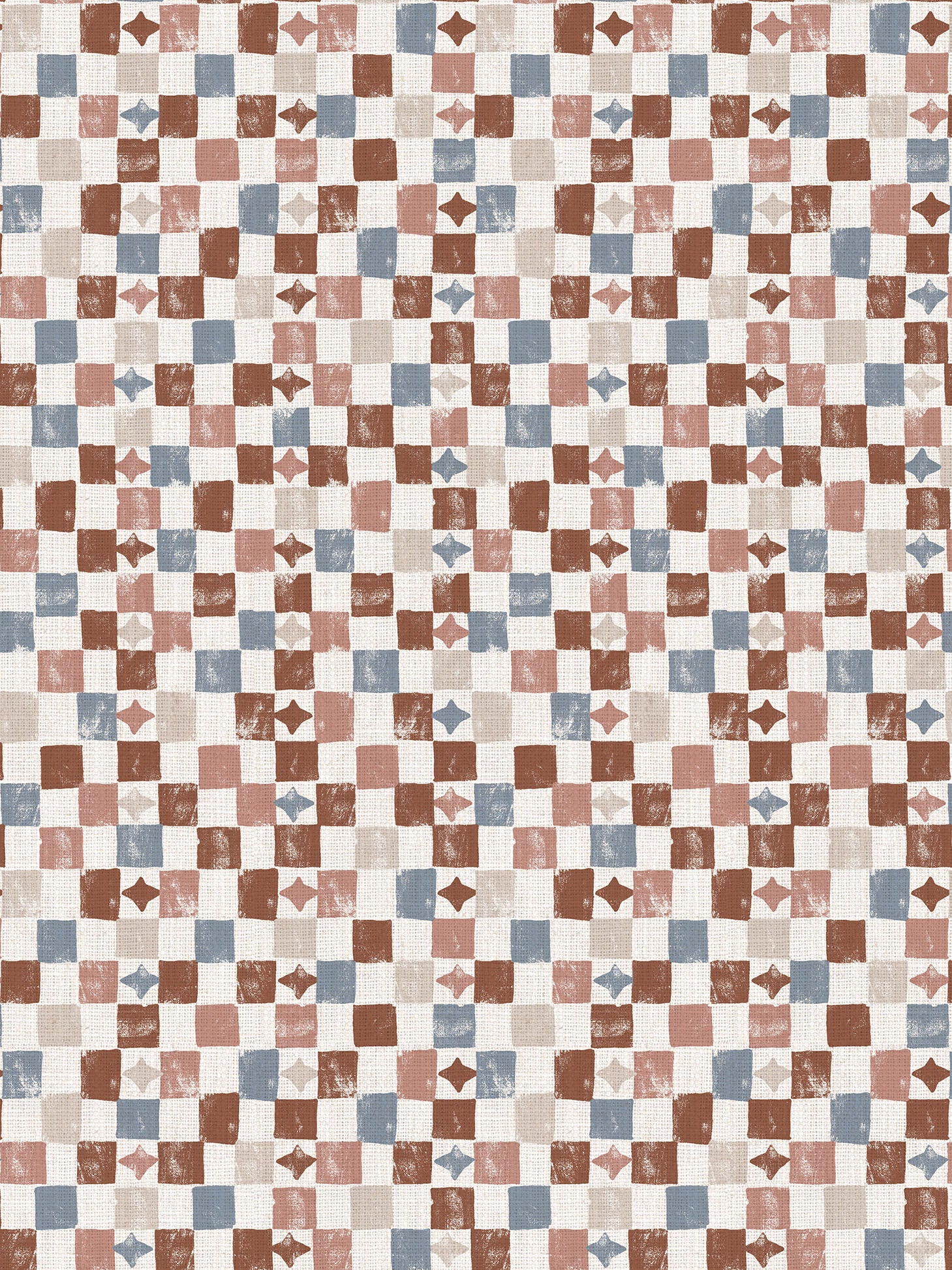 Layla Check- Dusk | Luxury Pencil Pleat Curtains - The Honesty Works