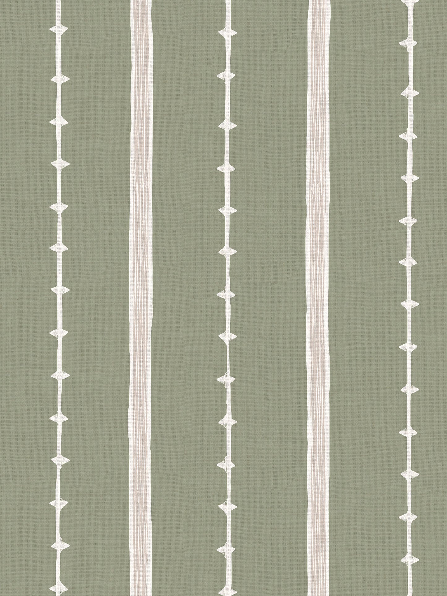 Remy Stripe - Moss | Luxury Pencil Pleat Curtains