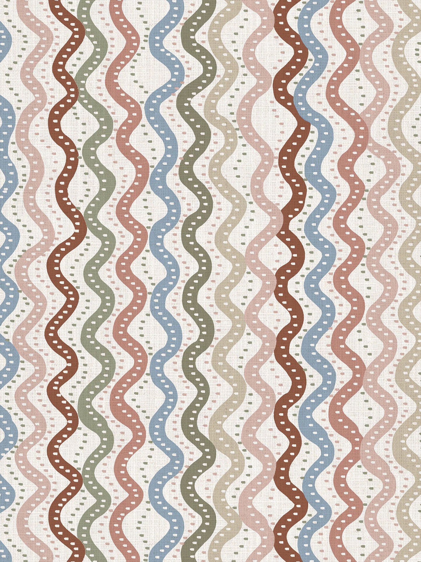 Shoogly Stripe - Autumn | Luxury Pencil Pleat Curtains - The Honesty Works
