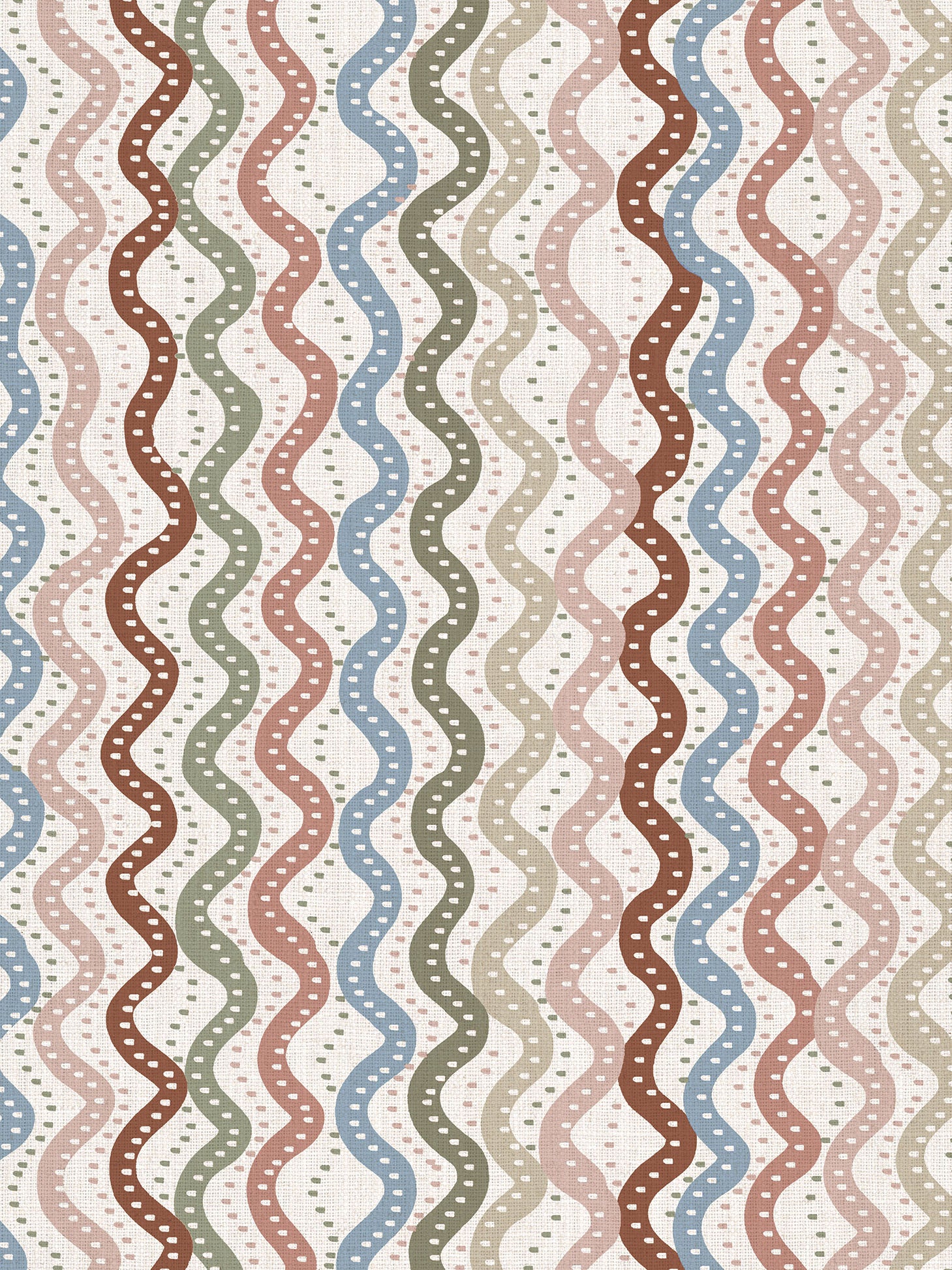 Shoogly Stripe - Autumn | Luxury Pencil Pleat Curtains - The Honesty Works