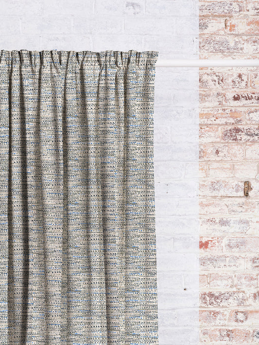 Solta - Blue | Luxury Pencil Pleat Curtains - The Honesty Works