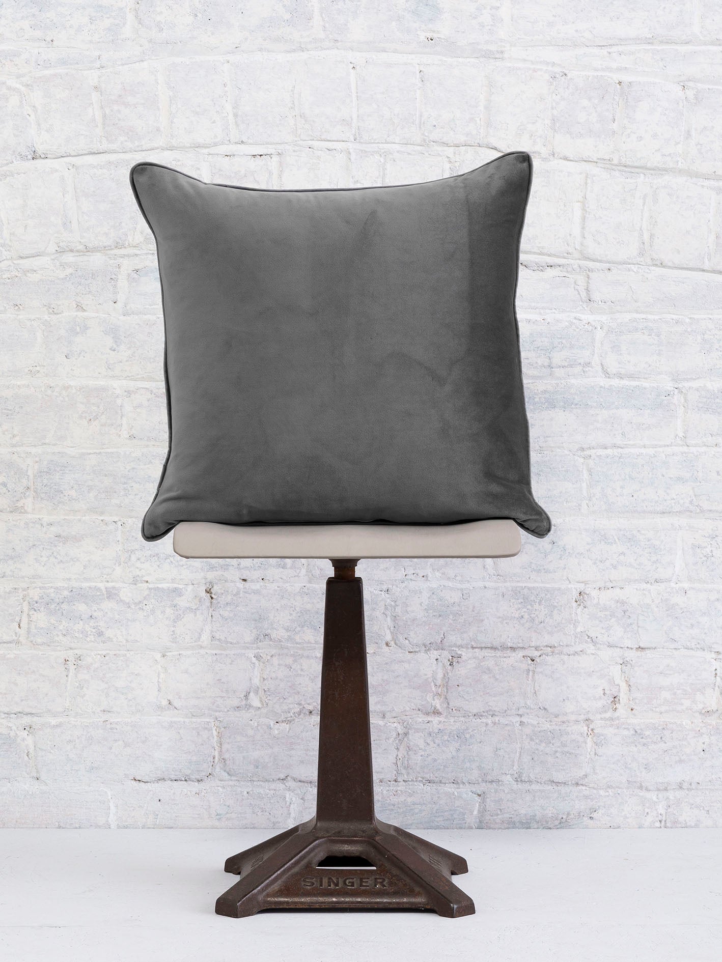 Kirkland Park - Gold | Luxury piped cushion 43cmx43cm - The Honesty Works