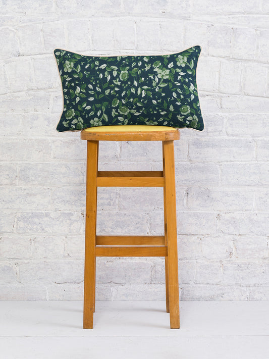 Kirkland Park - Green | Luxury Piped Cushion 30cmx50cm - The Honesty Works