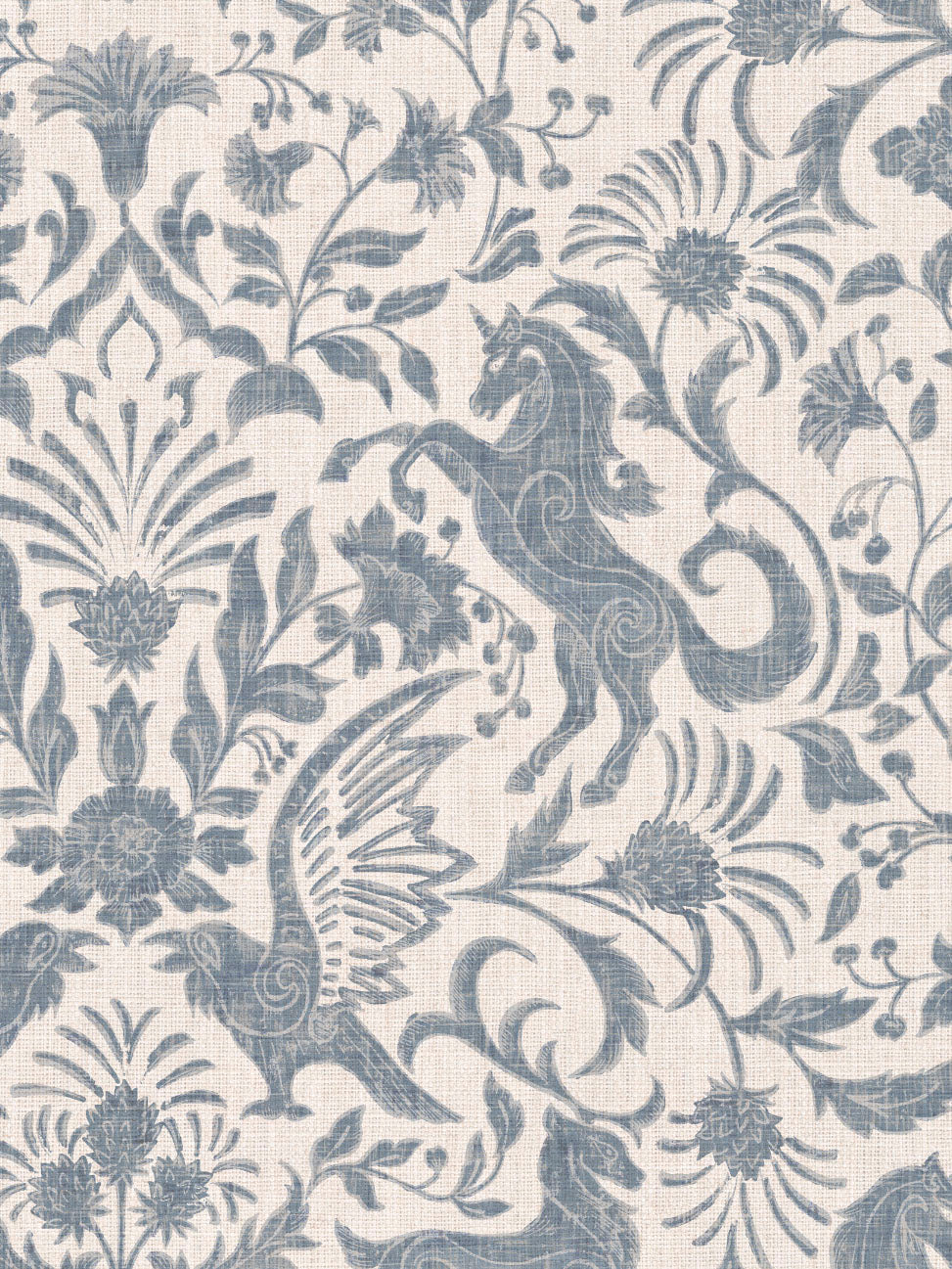 Astrid - Dusty Blue | Luxury Pencil Pleat Curtains