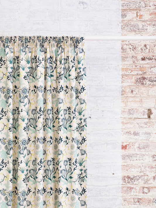 Thea - White | Luxury Pencil Pleat Curtains - The Honesty Works